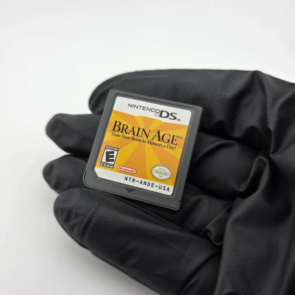 Brain Age Nintendo DS Game Cartridge NTR-005 Train Your Brain Minutes Day‎